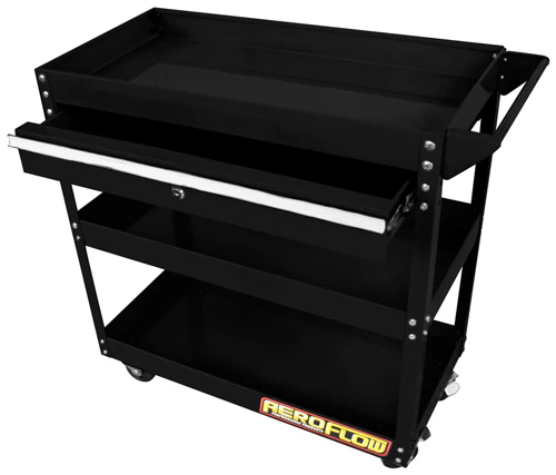 Aeroflow Workshop Trolley 3 Tier With Lockable Drawer AF98-2032