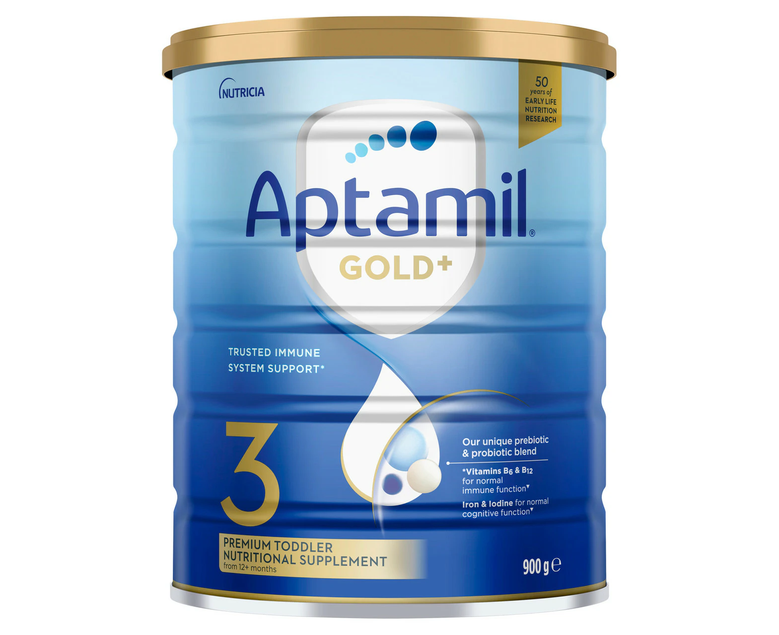 Aptamil Gold+ 3 Premium Toddler Nutritional Supplement From 12+ Months 900g