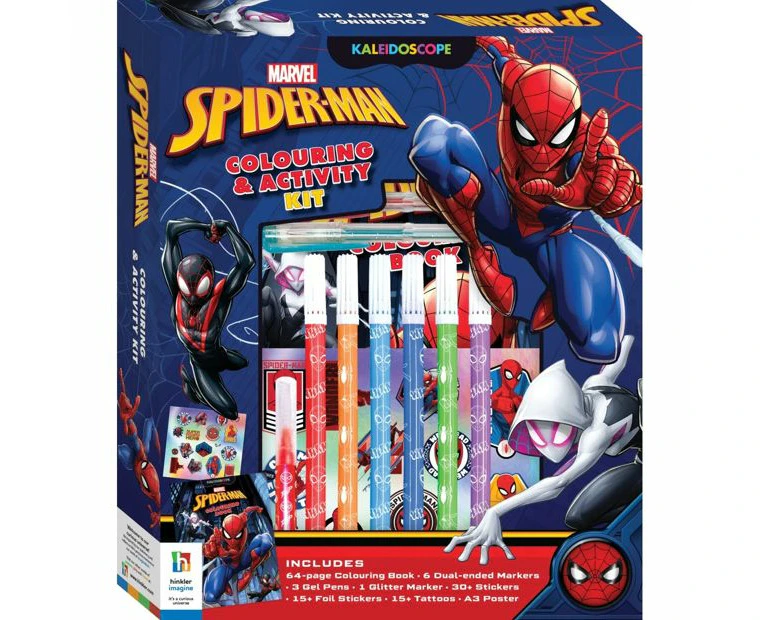 Marvel Spider-Man Kaleidoscope Colouring & Activity Kit