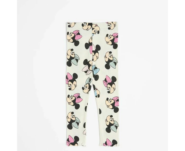 Australian Cotton Disney Minnie Mouse Rib Leggings