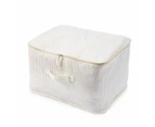 Linen Look Storage Bag, Large, Striped - Anko