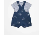 Baby Disney Mickey Mouse Shortall & T-Shirt Set - 2 Piece