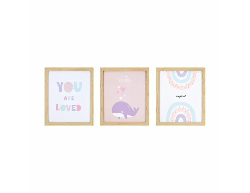 3 Pack Nursery Wall Art - Anko