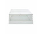 Plastic Bed Linen Box, White - Anko