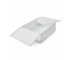 Plastic Bed Linen Box, White - Anko