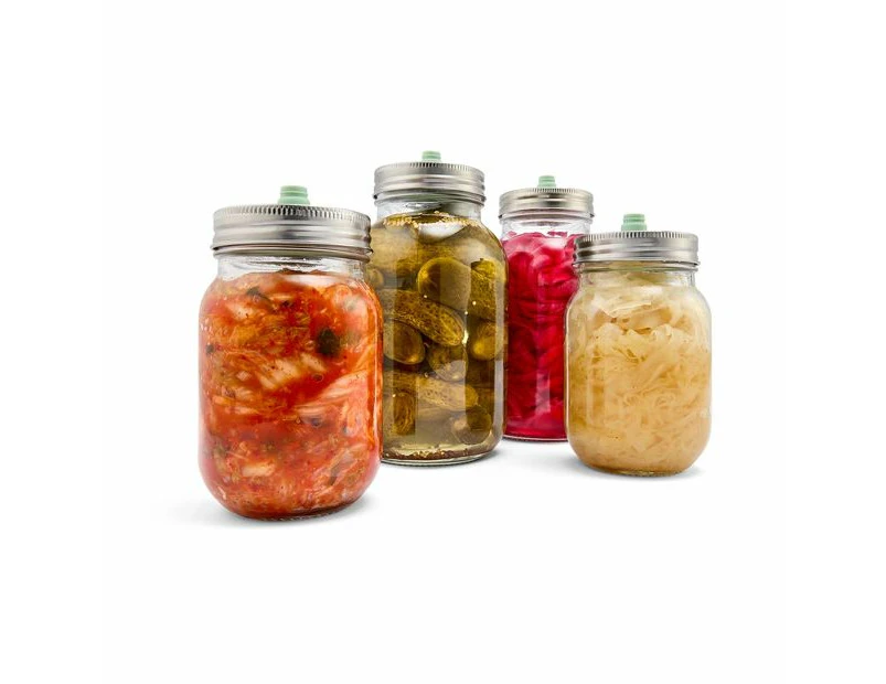 4 Pack Fermentation Jars - Anko