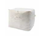 Linen Look Storage Bag, Extra Large, Stripe - Anko