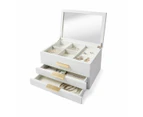 4 Tier White Jewellery Box - Anko