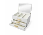 4 Tier White Jewellery Box - Anko