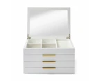 4 Tier White Jewellery Box - Anko