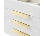 4 Tier White Jewellery Box - Anko