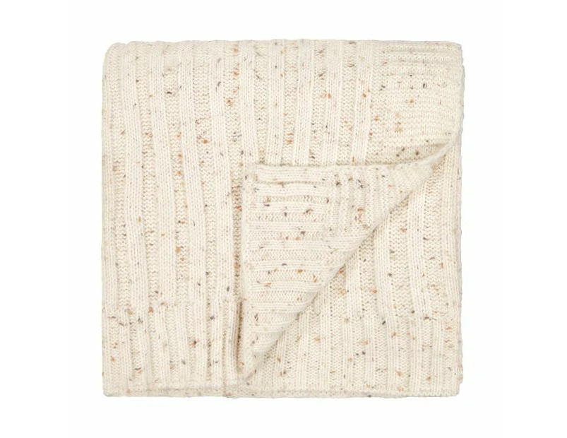 Rib Knitted Blanket - Anko