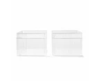 Set of 3 Linear Rectangle Organisers - Anko