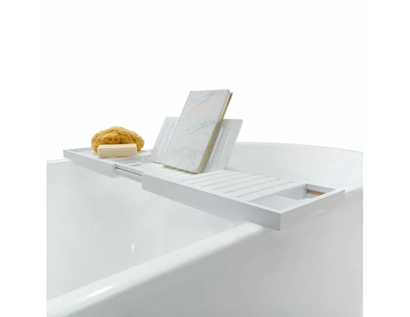 Adjustable Bath Caddy, White - Anko