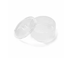 Set of 3 Clear Linear Round Organisers - Anko