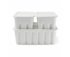 Set of 3 Moulded Plastic Tubs - Anko