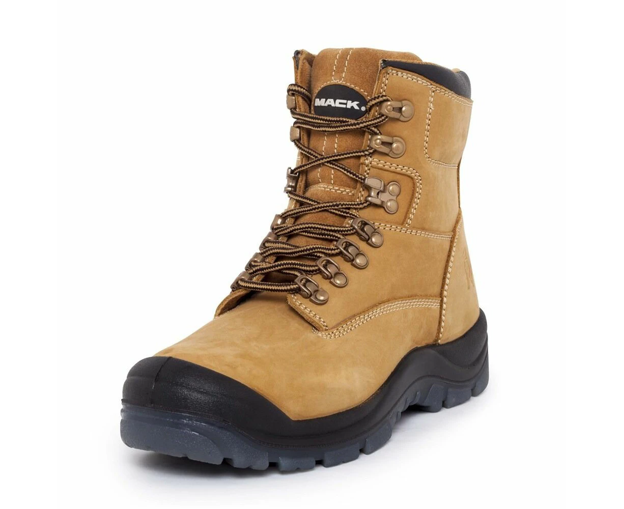 MACK Blast Zip and Lace Up Steel Cap Safety Boots | Honey | MK00BLAST