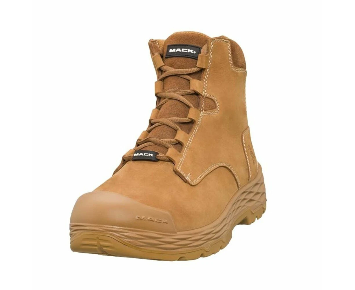 MACK Force Lace-Up Safety Work Boots | Honey | MK00FORCE