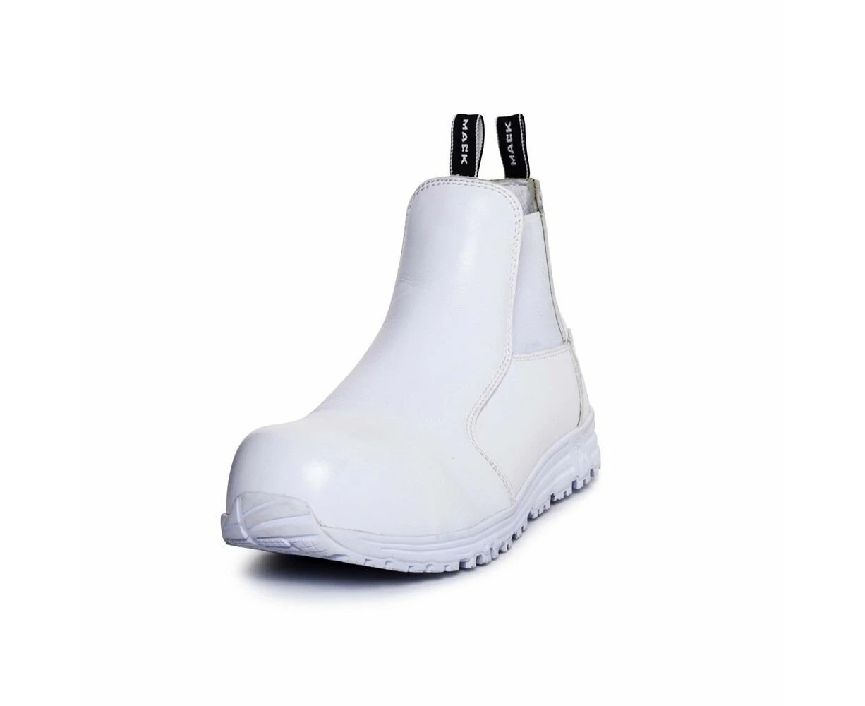 MACK Tuned Slip-On Safety Work Boots | White | MK00TUNED