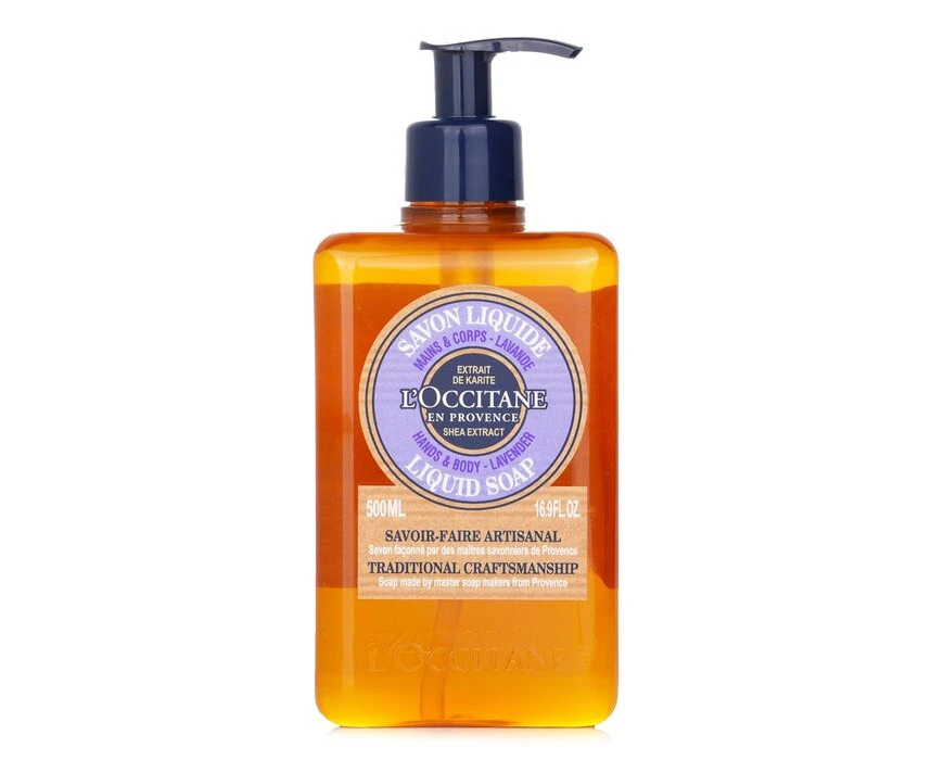 L'Occitane Lavender Liquid Soap For Hands & Body 500ml/16.9oz