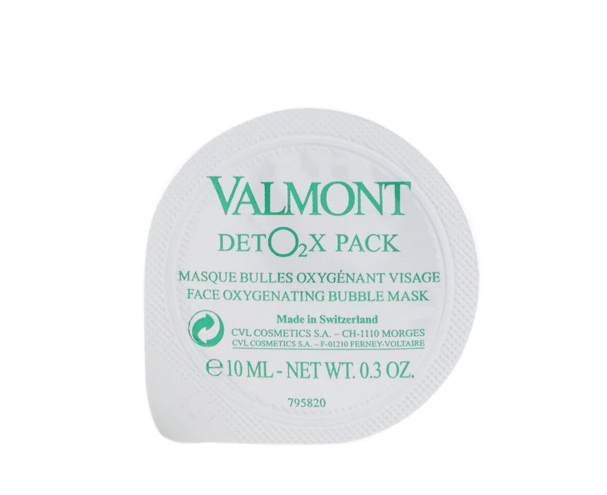 Valmont Deto2x Pack  Oxygenating Bubble Mask 6x10ml/0.3oz