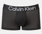 Calvin Klein Men's Microfibre Low Rise Trunks 3-Pack - Black/Lime Sherbet/High Rise