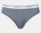 Calvin Klein Women's Balance Bikini Briefs 3-Pack - Black/Grey Heather/Grisaille