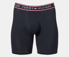 Tommy Hilfiger Men's Cotton Stretch Boxer Briefs 3-Pack - Black/Grey/Burgundy