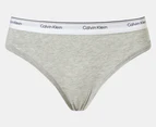 Calvin Klein Women's Balance Bikini Briefs 3-Pack - Black/Grey Heather/Grisaille