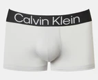 Calvin Klein Men's Microfibre Low Rise Trunks 3-Pack - Black/Lime Sherbet/High Rise