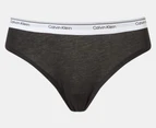 Calvin Klein Women's Balance Bikini Briefs 3-Pack - Black/Grey Heather/Grisaille