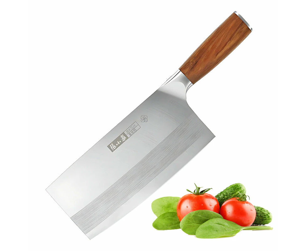 ZhangXiaoQuan Meat Cleaver, Chinese Vegetable Cleaver Knife 95Cr18MoV High Carbon Stainless Cleaver Chopping Knife for Meat Vegetable