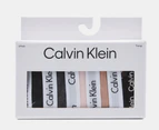 Calvin Klein Women's Carousel Thongs 5-Pack - Black/Charcoal/Nymph's Thigh/Cedar/Script Black