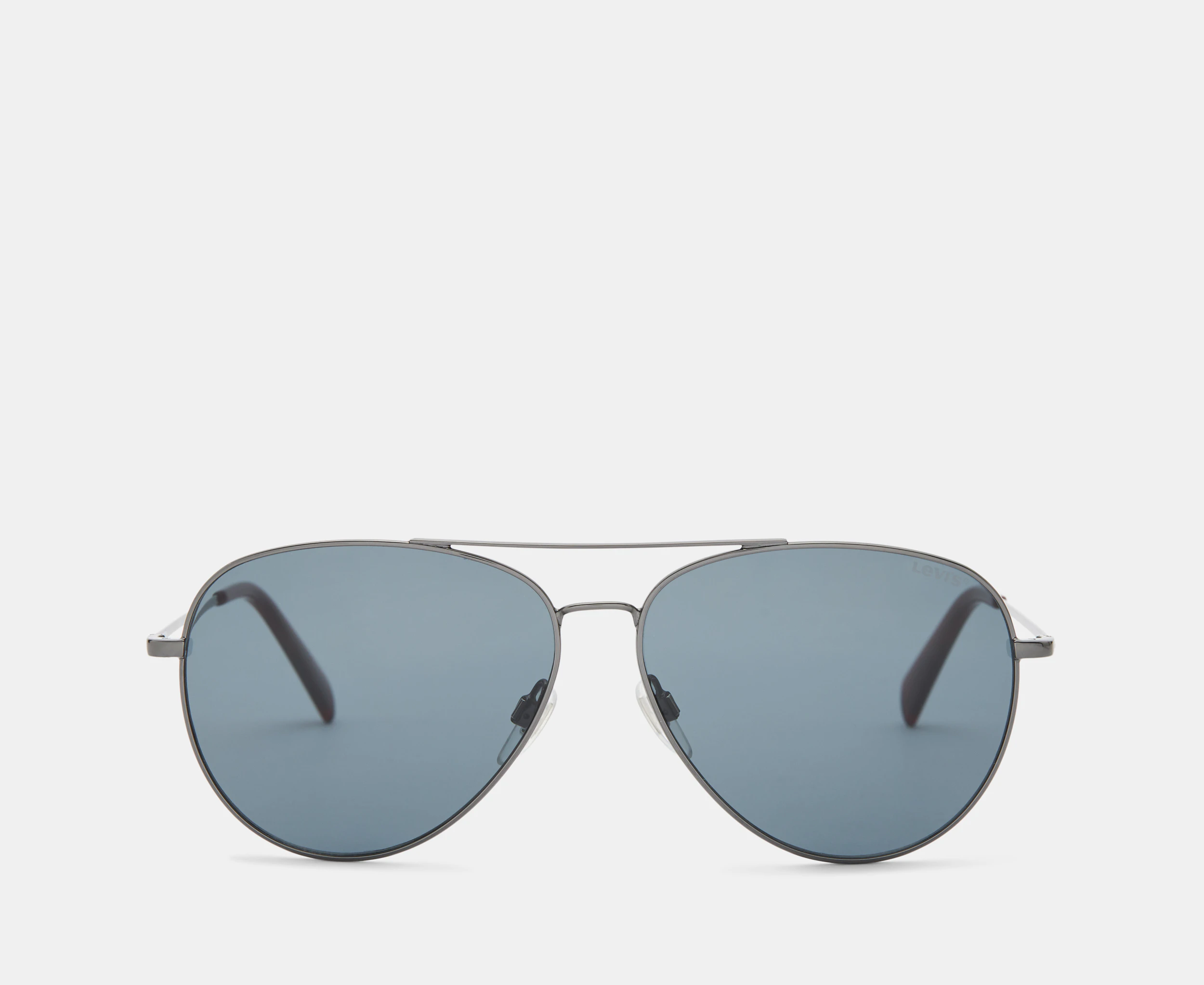 Levi's Unisex LV1006/S Aviator Sunglasses - Dark Ruthenium/Red/Grey