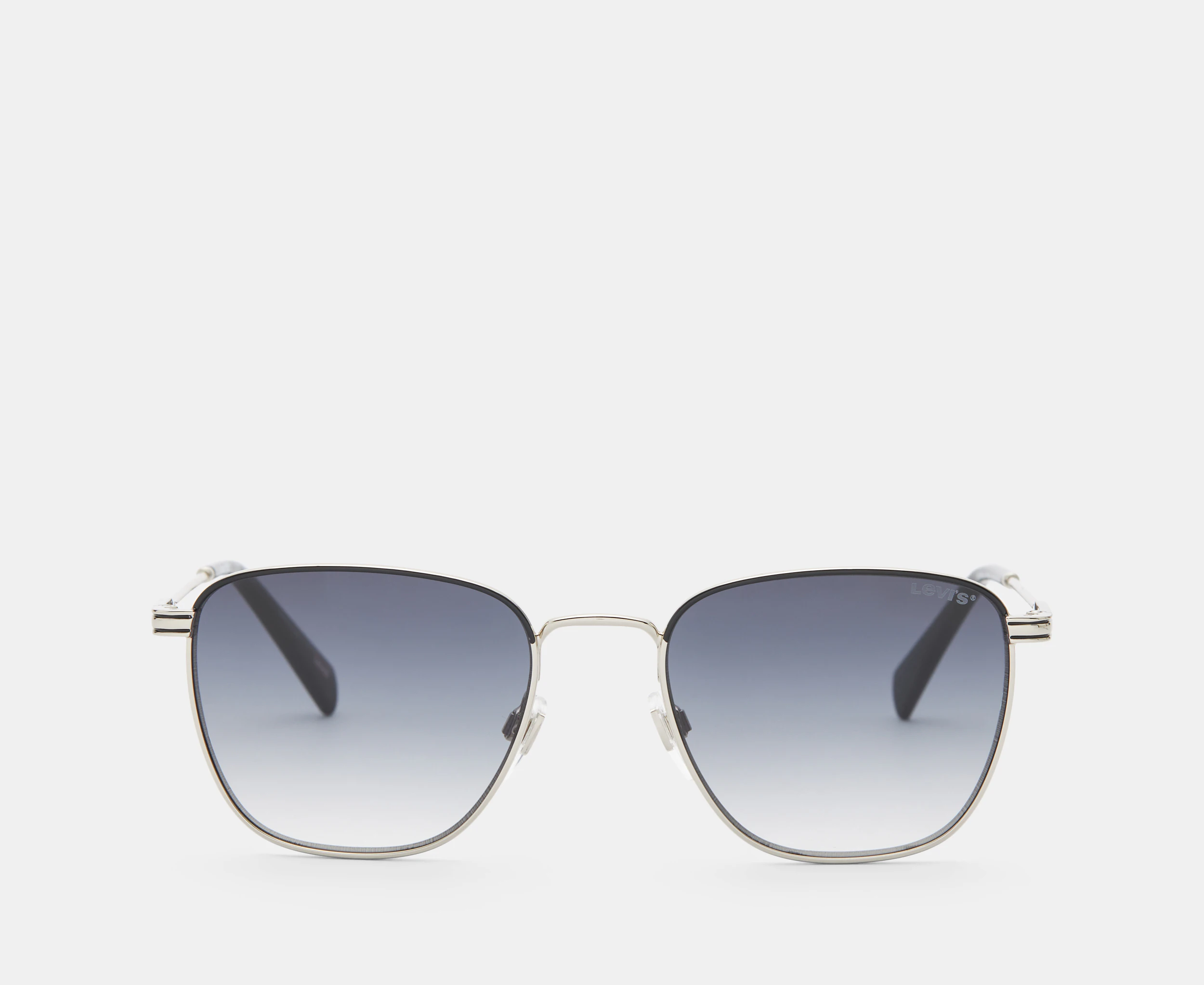 Levi's Unisex LV1016/S Aviator Sunglasses - Palladium/Dark Grey