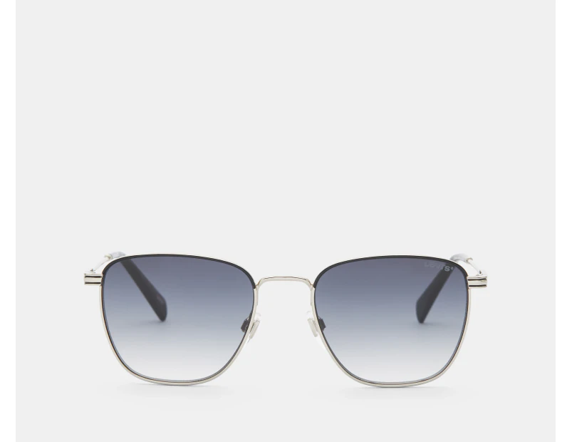 Levi's Unisex LV1016/S Aviator Sunglasses - Palladium/Dark Grey