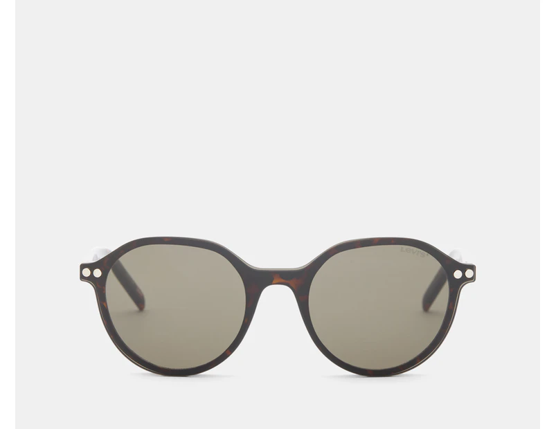 Levi's Unisex LV1017CS Clip-On Sunglasses - Havana/Grey