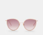 Levi's Women's  LV5011/S Cat Eye Sunglasses - Pink/Pink