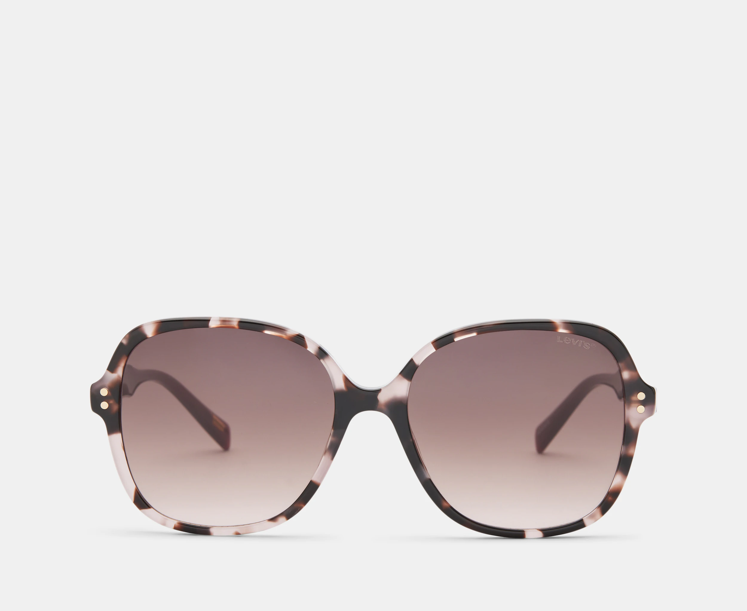 Levi's Women's LV5015S Round Sunglasses - Pink/Havana/Brown