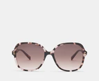 Levi's Women's LV5015S Round Sunglasses - Pink/Havana/Brown