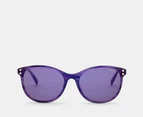 Levi's Unisex LV5012CS Clip-On Sunglasses - Pink Violet/Violet