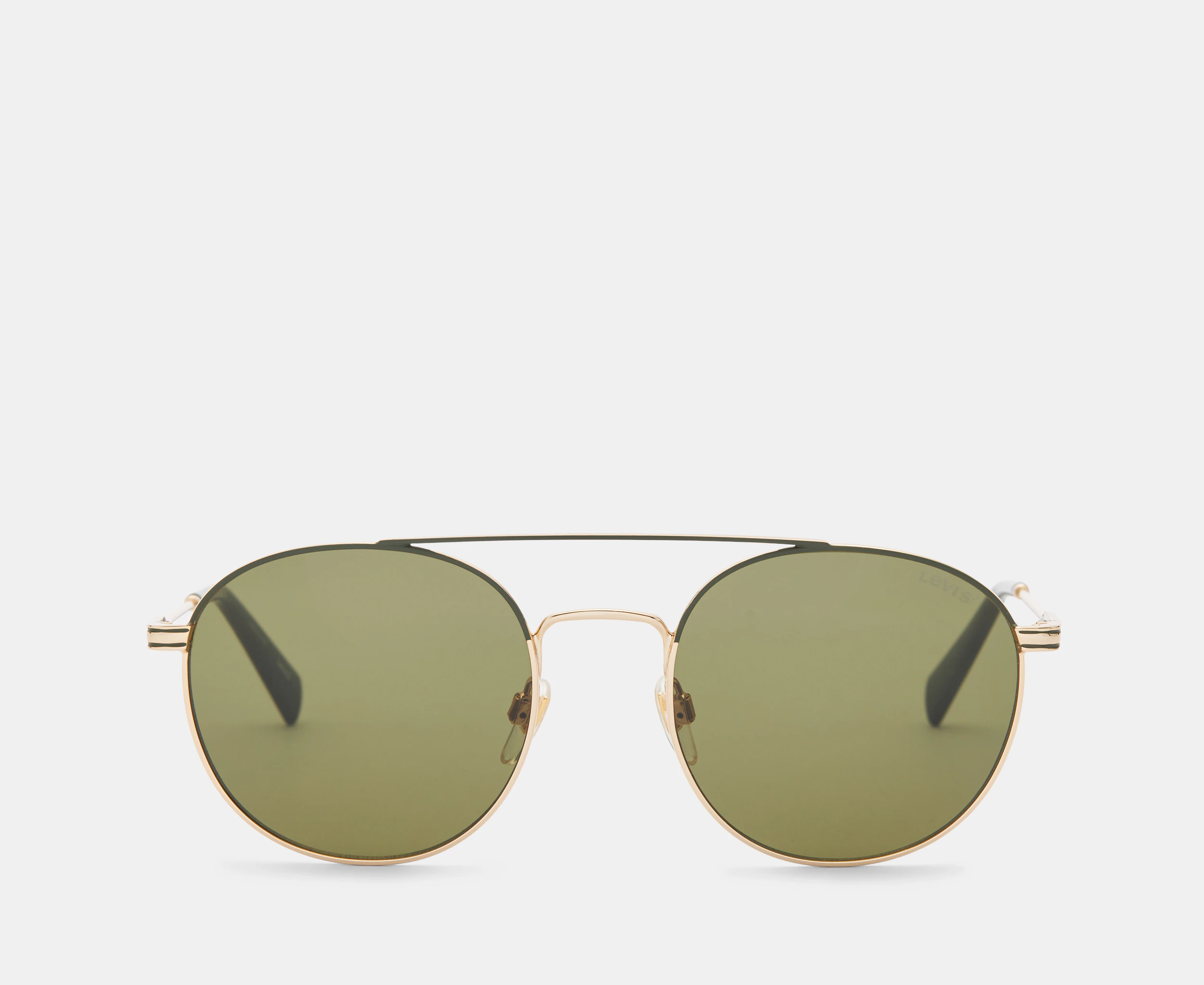 Levi's Unisex LV1013/S Aviator Sunglasses - Gold/Green