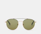 Levi's Unisex LV1013/S Aviator Sunglasses - Gold/Green