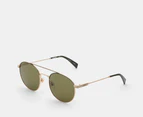 Levi's Unisex LV1013/S Aviator Sunglasses - Gold/Green