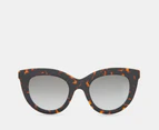 Victoria Beckham Women's VBS103 Cat Eye Sunglasses - Confetti Amber/Grey