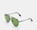 Victoria Beckham Women's VB230S Aviator Sunglasses - Black/Green