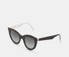 Victoria Beckham Women's VBS103 Cat Eye Sunglasses - Confetti Amber/Grey