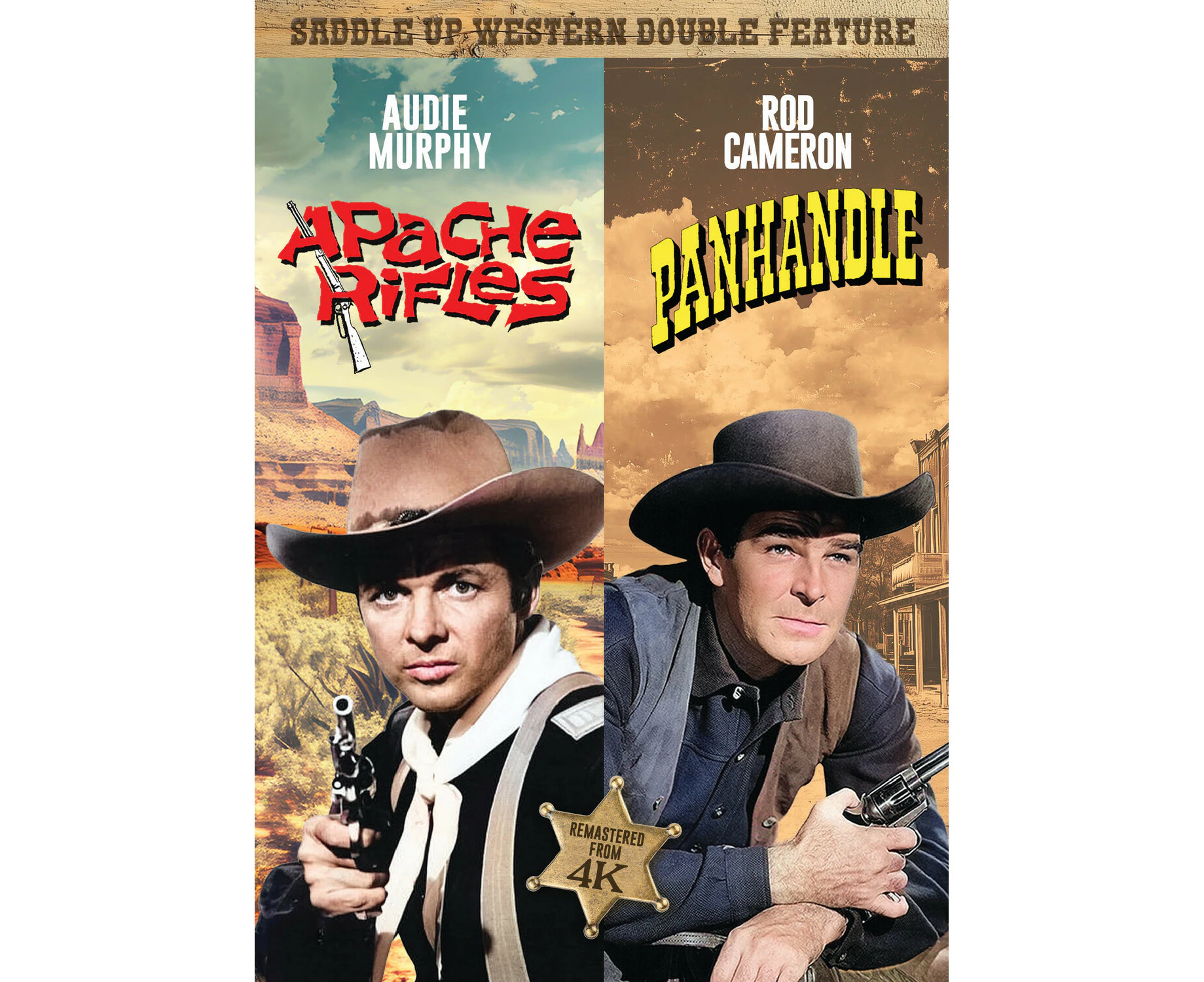 Apache Rifles / Panhandle (Saddle Up Western Double Feature)  [DVD REGION:1 USA] USA import