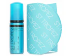 St. Tropez Self Tan Express Mini Kit: Tinted Tanning Mousse 50ml + Application Mitt  2pcs