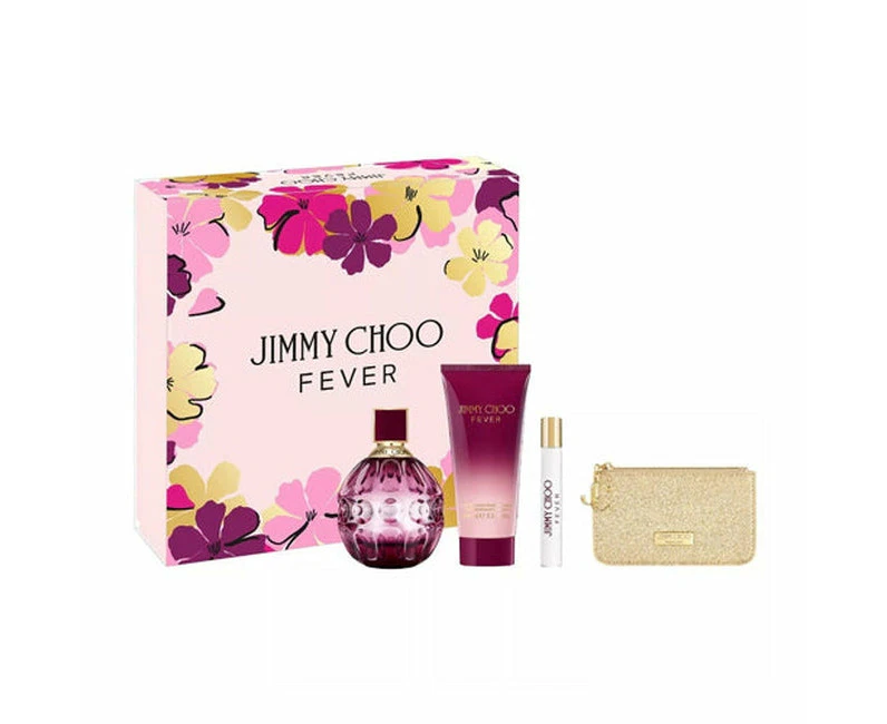 Jimmy Choo Fever 4Pc Gift Set for Women by Jimmy Choo